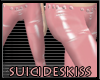 x. PVC Pink pants