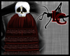Lace Jabot Red