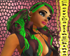 Toxic Hair grn/blk