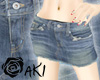 [Aki] Riped Denim # LBL
