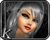 [K] Silver Kamilla Hair
