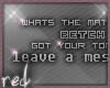 ~R~ Leave a mssg!