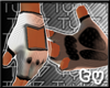 [TY] White/Blk Gloves