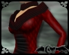 Red Black Snake Skin Top