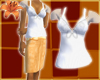 Beach Shrug White