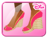Wedge Heel Pink