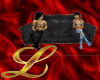 *Lxx BlackLeatherSofabed