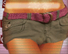 SeMosPinkBeltedShortS