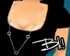 Silver O necklace