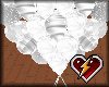 S white heart balloons