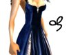 Blue Velvet Dress