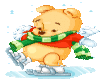 Pooh Bear On Ice