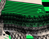SkullSkirtGreen&Black