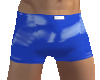 Blue PVC boxer