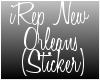 iRep New Orleans Sticker