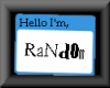 Name tag RANDOM