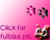 Pink/Black Paws AviFrame