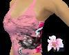 Pink pattern tank top