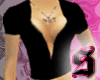 [S2]Black .Necklace top