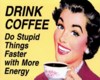 coffee girl in the morn