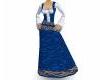 ~D~Blue Celtic Gown