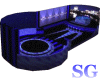 blue shiny penthouse