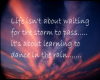 Dancing in the Rain