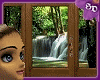 Animated Waterfall Door