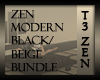 T3 Zen Mod Black-Beige