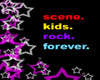 scene kids sticker