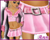 ANN Faux Pleated PINK