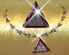 4u Pink Triangle Chain