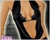 ANN Sequined Cowl BLACK