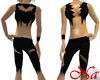 Ripped Black BodySuit