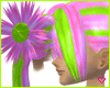Cute pink & lime hair