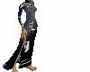 black kanji dress
