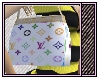 $R$ White LV Purse