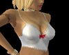 white lace trim halter