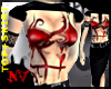 Heart Burn RED-TOP+SKIRT