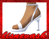 (L) White Spk Sandal