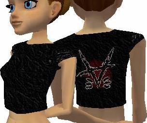 Black Leather Baby T