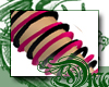 d Pink & Black Bracelets