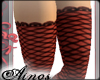 Black n Red Net Stockings