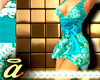 Sequin LilDress AQUA