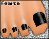 *[SQUARE CUT NAILS]*Blak