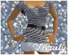 Striped Top W/Skirt