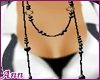 ANN Black Beads Necklace