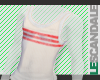 White Red Striped Vest