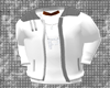 $HE$ White Bomber Jacket