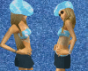 ~Q~ Turquoise Tie-Dye